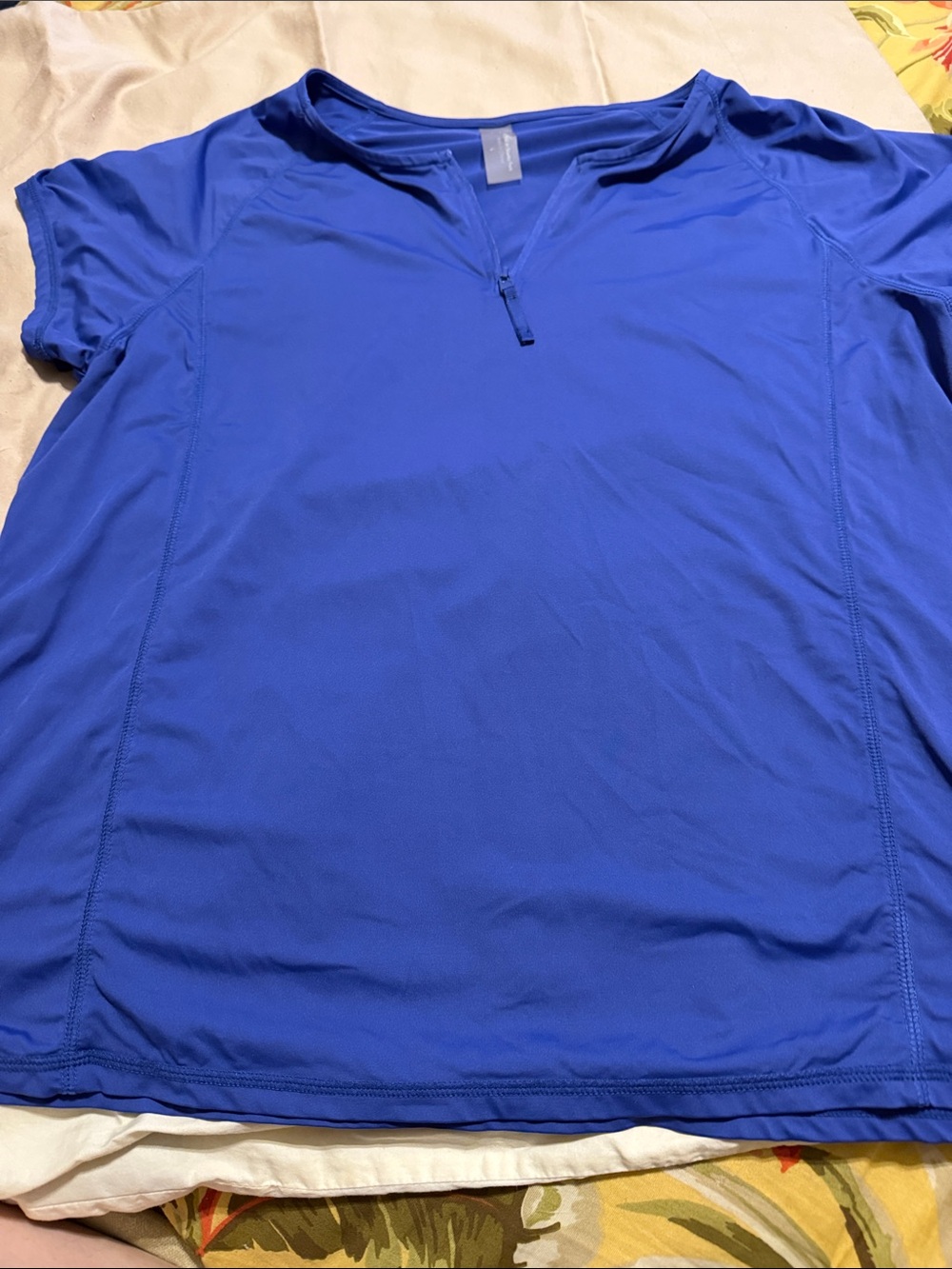 zuda Royal Blue Short-Sleeve Active Tee